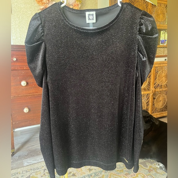 Anne Klein Glitter black size small - Picture 2 of 6